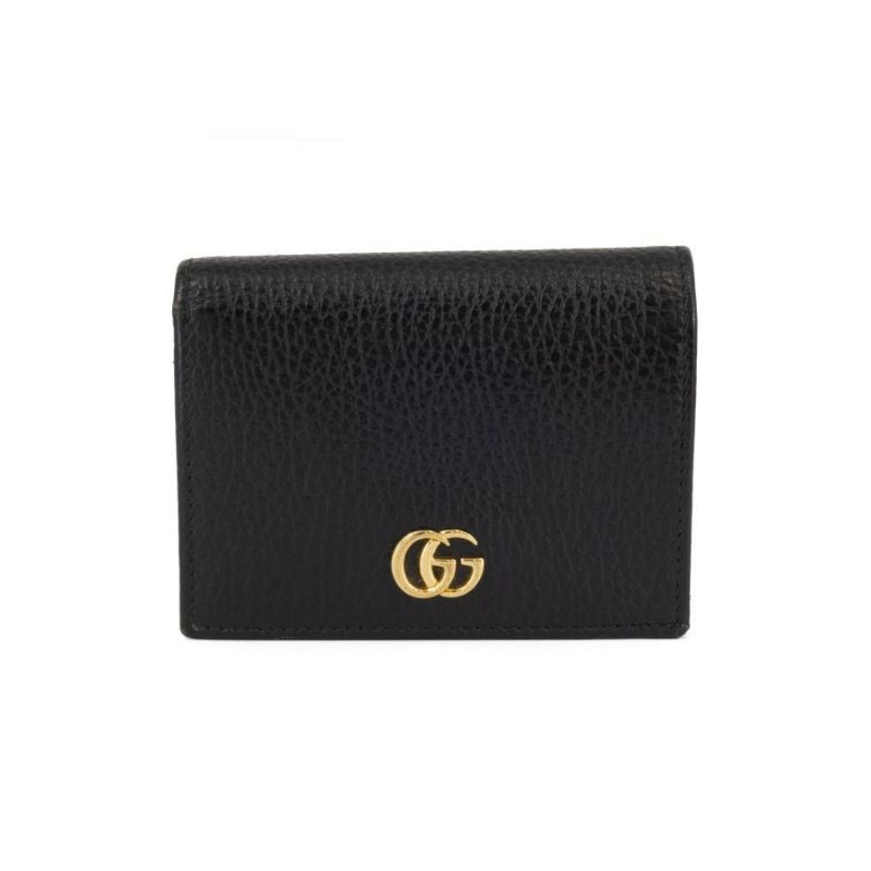 GUCCI グッチ GGマーモント レザー カードケース（コイン＆紙幣入れ