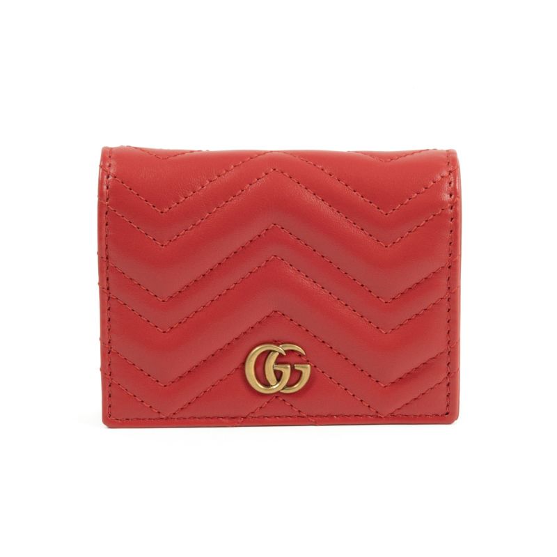 GUCCI グッチ GGマーモント キルティング カードケース ウォレット