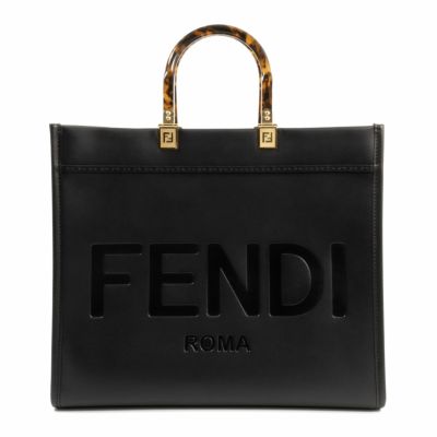 Fendi black tote discount bag