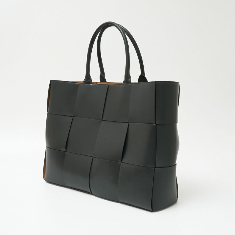 BOTTEGA VENETA ボッテガヴェネタ ラージ アルコ トートバッグ 608608VB1K0100 ハンド ショルダーバッグ カーフレザー  ブラック | MUSUBI