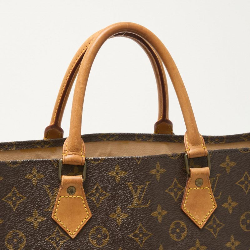 LOUIS VUITTON ルイヴィトン サックプラ M51140 ハンド ビジネスバッグ モノグラム・キャンバス×レザー ブラウン×ゴールド金具 |  MUSUBI