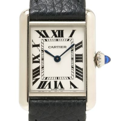 半年間保証】Cartier カルティエ タンク マスト SM WSTA0042 SS×カーフ