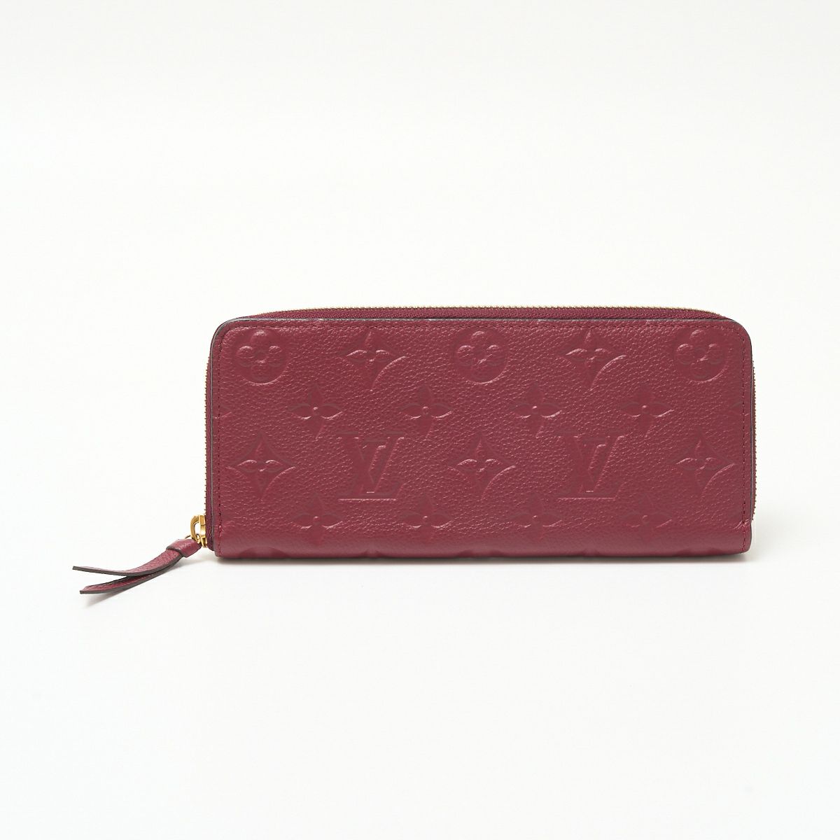 LOUIS VUITTON ルイヴィトン クレマンス 長財布 アンプラント 赤