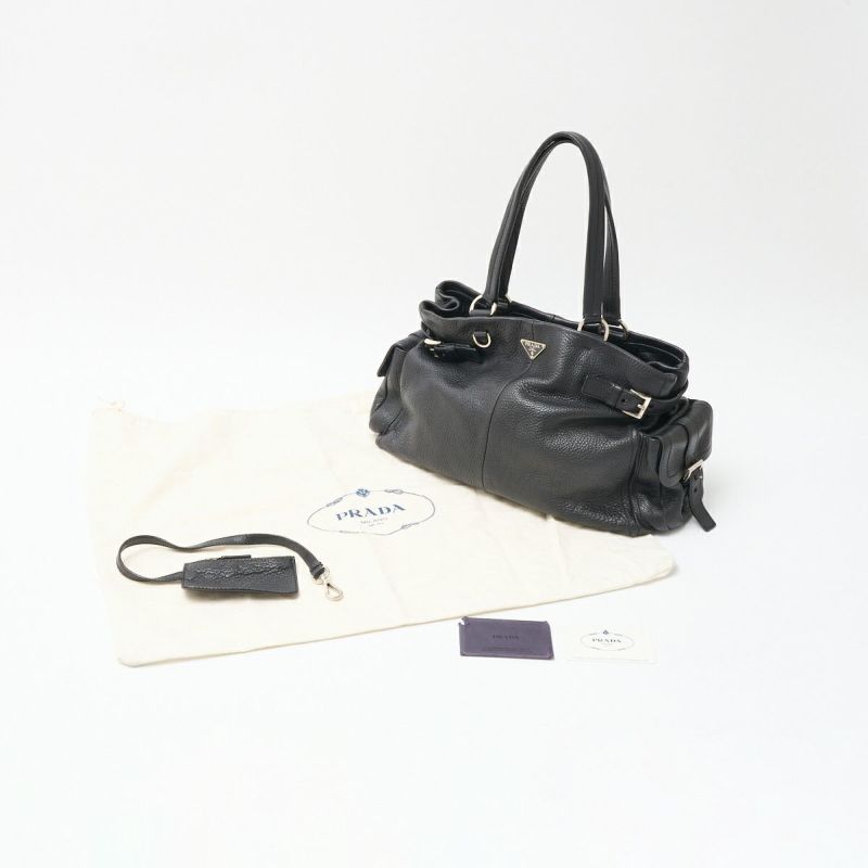 PRADA プラダ ヴィッテロダイノ レザー ハンドバッグ BR2703