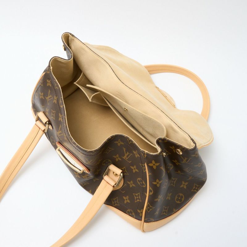 LOUIS VUITTON ルイヴィトン ビバリー GM M40120 2WAY ハンド ショルダーバッグ モノグラム×レザー ブラウン×ゴールド金具  レディース | MUSUBI