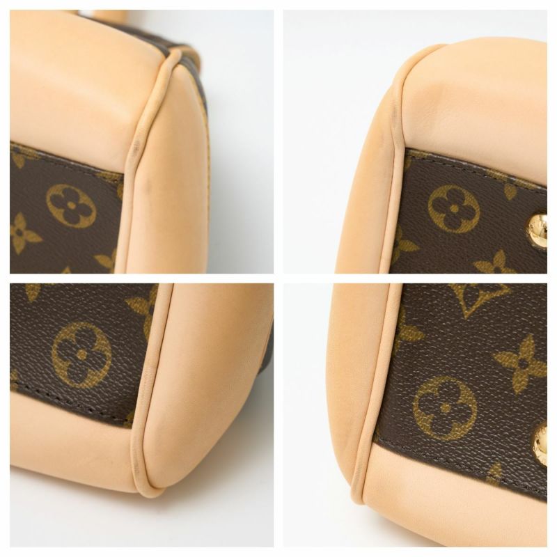 LOUIS VUITTON ルイヴィトン ビバリー GM M40120 2WAY ハンド ショルダーバッグ モノグラム×レザー ブラウン×ゴールド金具  レディース | MUSUBI